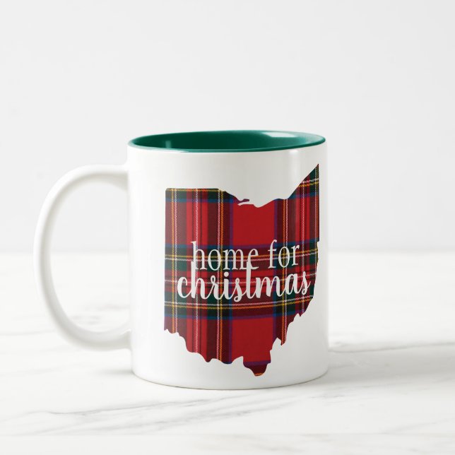 Bicolor Ohio - casero para la taza del navidad (Izquierda)