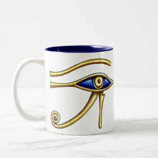 Bicolor Ojo de la taza de Horus
