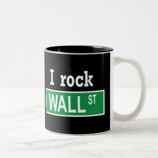 Bicolor "Oscilo taza de Wall Street"
