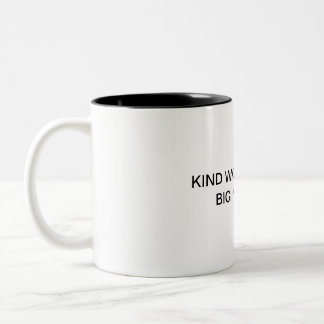 Bicolor Palabras Amables, Gran Corazón 💖 – Taza Motivacio