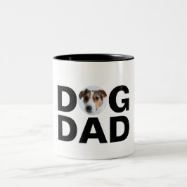 Bicolor Papá Perro, Taza de Café de Dos Tonos Regalo de Pa