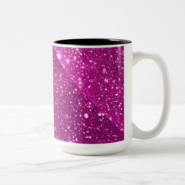 Bicolor Parrilla rosa caliente 2 taza de té (Derecha)