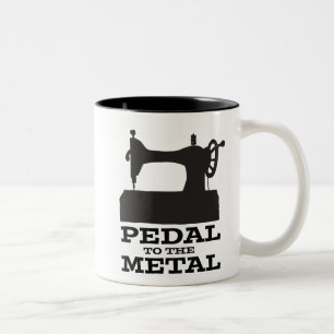 Bicolor Pedal a la taza metalizado