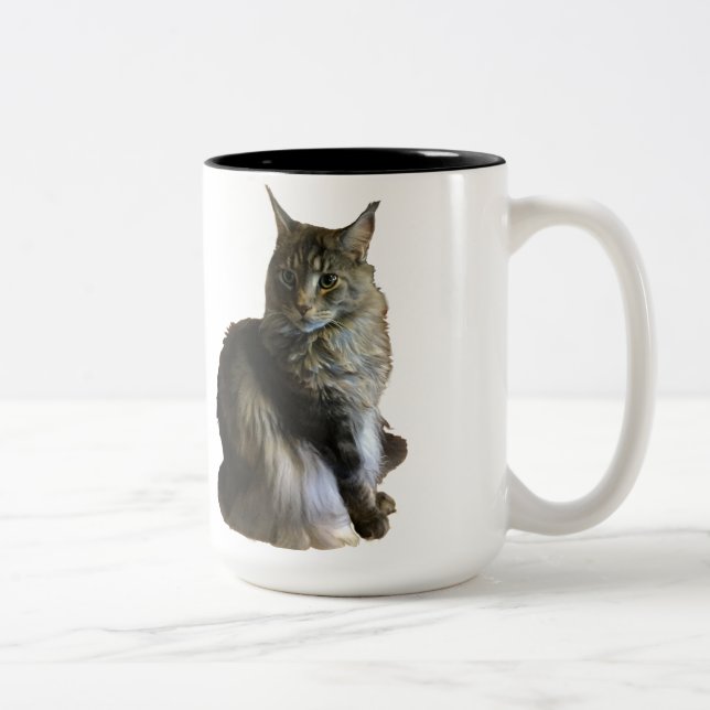 Bicolor pedido especial la taza con Estuardo y Lynnara (Derecha)