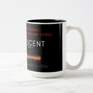 Bicolor Pendiente - entre en la taza de la oscuridad