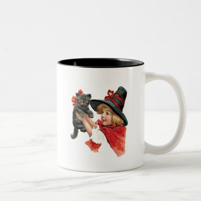Bicolor Pequeña taza de café dulce de la bruja (Derecha)