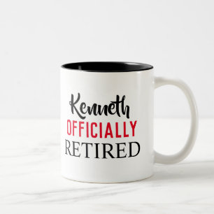 Bicolor Personalizado de la taza oficialmente retirada