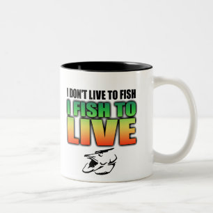 Bicolor Pescados a vivir taza