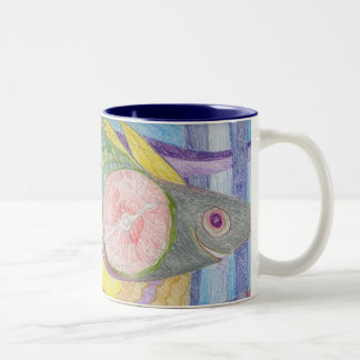 Bicolor Pescados - taza