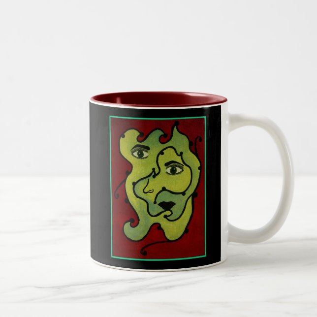 Bicolor Piezas de mí - Taza (Derecha)
