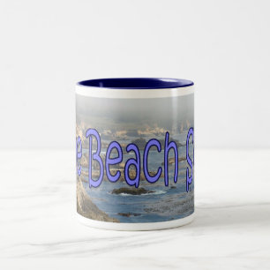 Bicolor Playa azul Song™ - taza