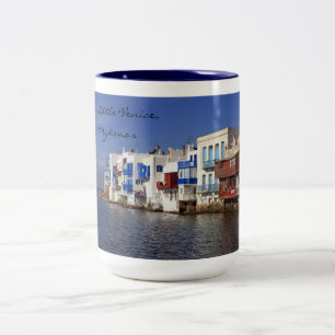Bicolor Poca Venecia, taza de Mykonos