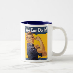 Bicolor Podemos hacerlo - taza