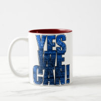 "Podemos sí!" TAZA DE OBAMA 2008