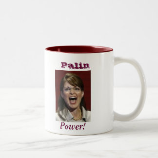 Bicolor ¡Poder de Palin! - Taza de Sarah Palin