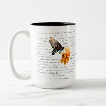 “Poesía Pintada Suavemente” – Taza por H.G. Alexan