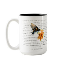 “Poesía Pintada Suavemente” – Taza por H.G. Alexan