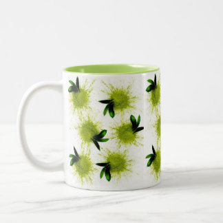 Bicolor Polvo de Matcha Taza