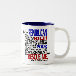 Bicolor Porqué soy un republicano - taza