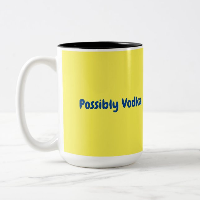 Bicolor Posiblemente Taza de Vodka (Izquierda)
