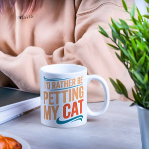 Bicolor Preferiría Estar Paseando mi taza de cosecha de ga