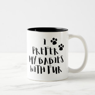 Bicolor Prefiero a mis bebés con la taza de café linda d