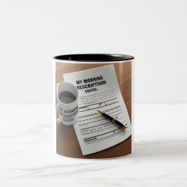 Bicolor Prescrito para uso diario: Café y esta taza