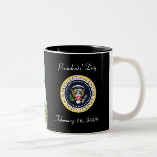 Bicolor Presidente Obama - primera taza del recuerdo de
