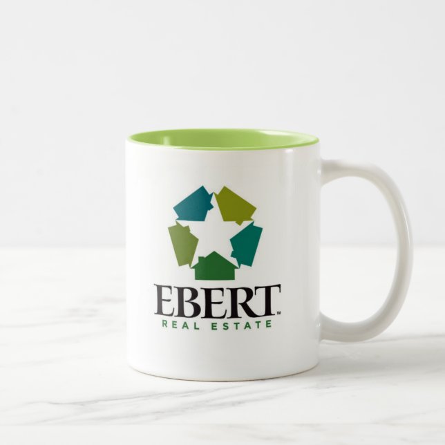 Bicolor Propiedades inmobiliarias 11oz de Ebert. Taza (Derecha)