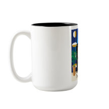 Puertas Soy Mi Jamba | Taza Art Déco de Bloque de