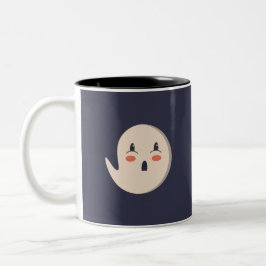 Bicolor "Quién dijo ABUCHEO?" Taza linda de Halloween del