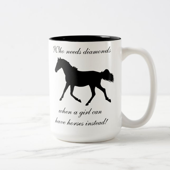 Bicolor Quién necesita la taza del caballo de los (Derecha)