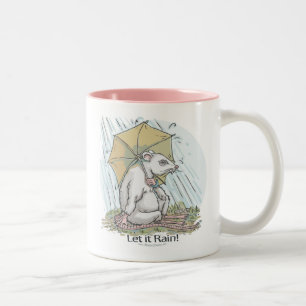 Bicolor Rata debajo de la taza del paraguas