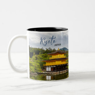 Bicolor Recuerdo Kyoto Japón Taza de Café