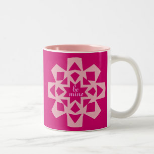 Bicolor regalo de receta de brownie en taza para San Valen