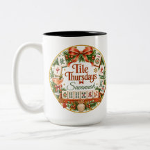 Regalo de taza de Mahjong de jueves de fichas para