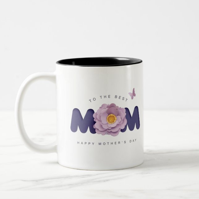 Bicolor Regalo de taza para madres (Izquierda)