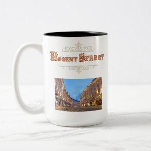 Bicolor Regent Street Taza de 15 oz. de dos tonos