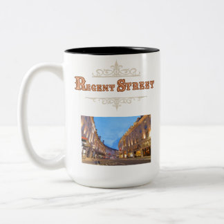 Bicolor Regent Street Taza de 15 oz. de dos tonos