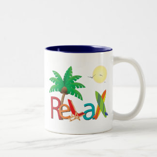 Bicolor ¡Relaje la taza - personalizar!