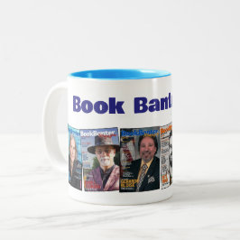 Bicolor Revista Book Banter Collage | Taza