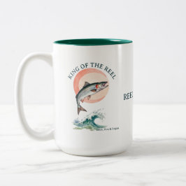 Bicolor Rey de la taza de dos tonos para pesca de salmón