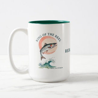 Bicolor Rey de la taza de dos tonos para pesca de salmón 