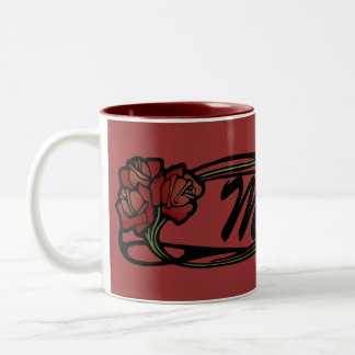 Bicolor Rosas para la taza de la mamá