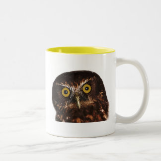 Bicolor RURU, una taza del búho de Nueva Zelanda
