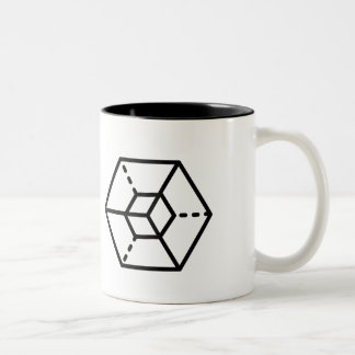 Bicolor Sargento (+)/325 ml negros de taza del Dos-Tono