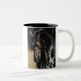 Bicolor Satén negro - taza