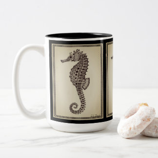 Bicolor "Seahorse I 15 onzas. taza de dos tonos