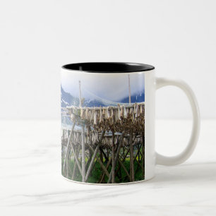 Bicolor Secado con la taza del viento