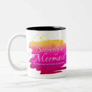 Bicolor Secretamente una sirena - taza de café